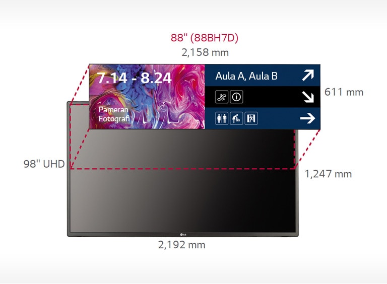 Resolusi Ultra HD (3.840 x 1.080)1