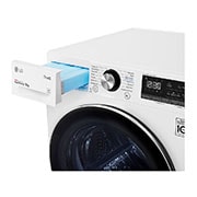 LG Pengering Pakaian Dryer LG 9kg, Front Loading - DUAL Inverter Heat Pump™ dengan ThinQ™, RV09VHP5W