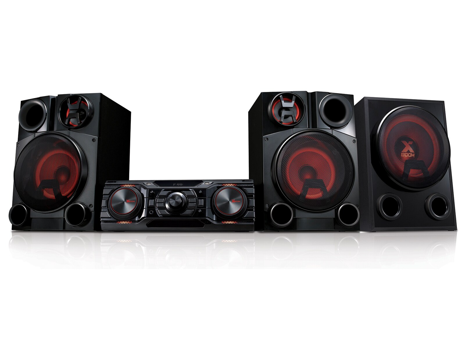 Front view of LG XBOOM Mini Hi Fi CM8450