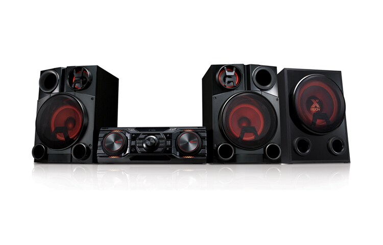 Front view of LG XBOOM Mini Hi Fi CM8450