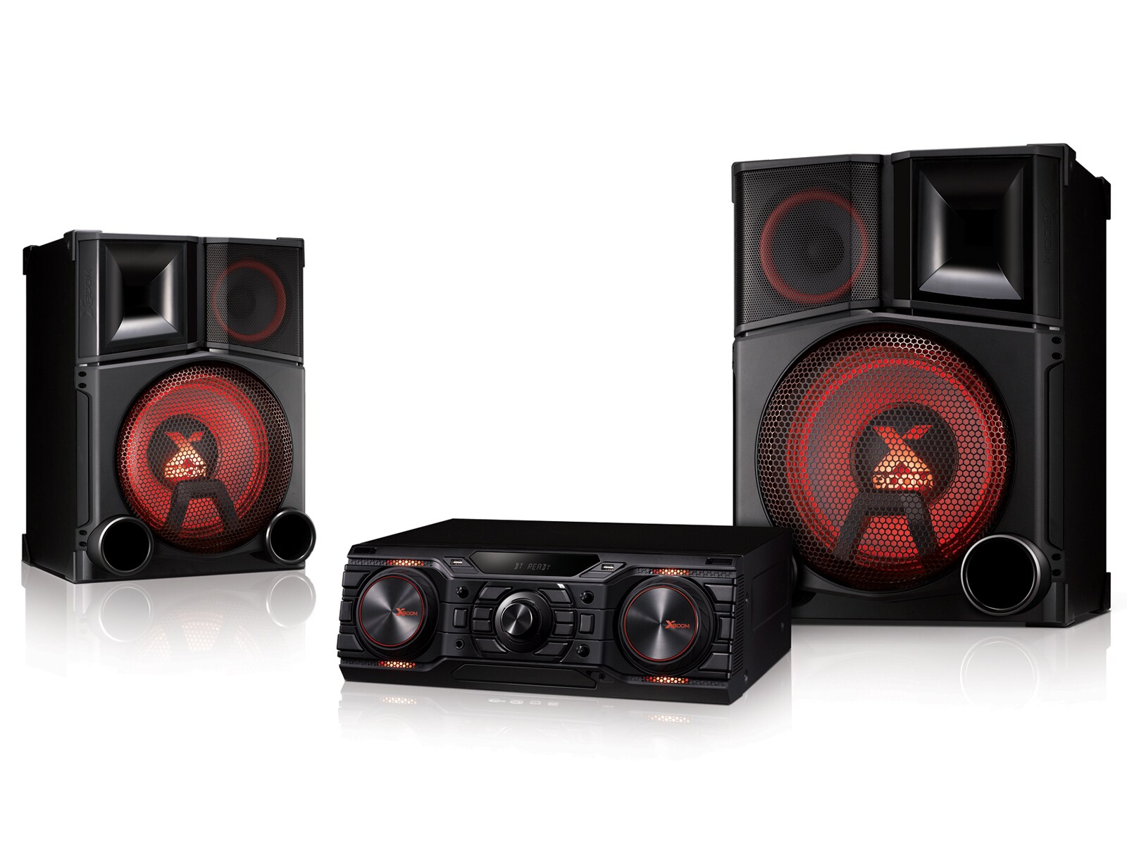 Front view of LG XBOOM Mini Hi Fi CM9750