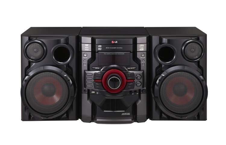 Front view of LG Mini Hi Fi dengan Bass Blast DM5330