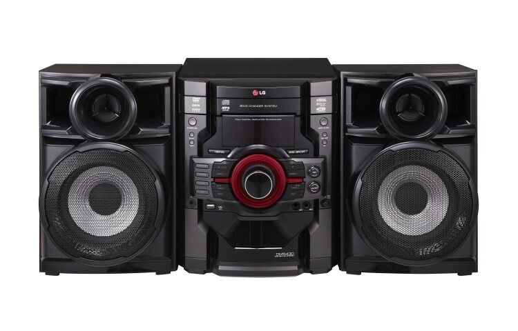 Front view of Mini Hi-Fi With Bass Blast DM5430