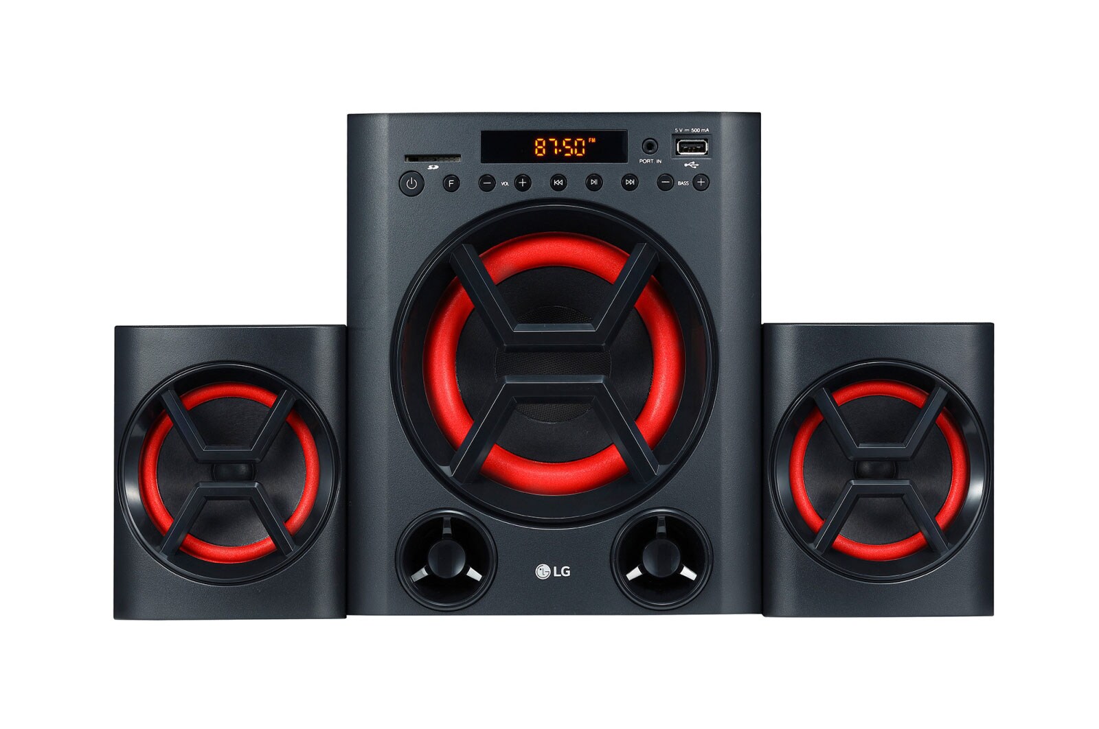 Front view of LG XBOOM LK72B LK72B