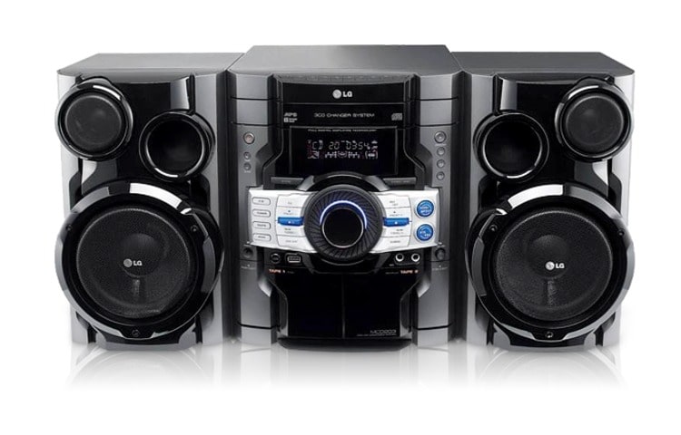 Front view of 100W DVD Mini Hi-Fi System MDD104