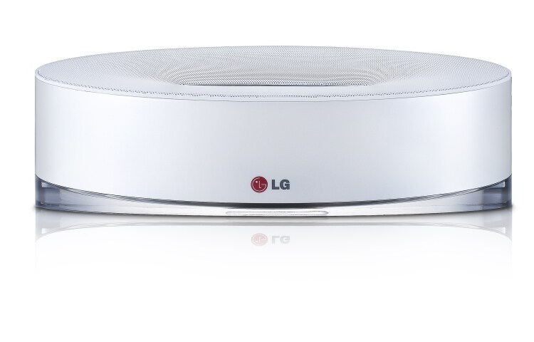 Front view of 10W LG Wireless Android Docking Speaker ND2531