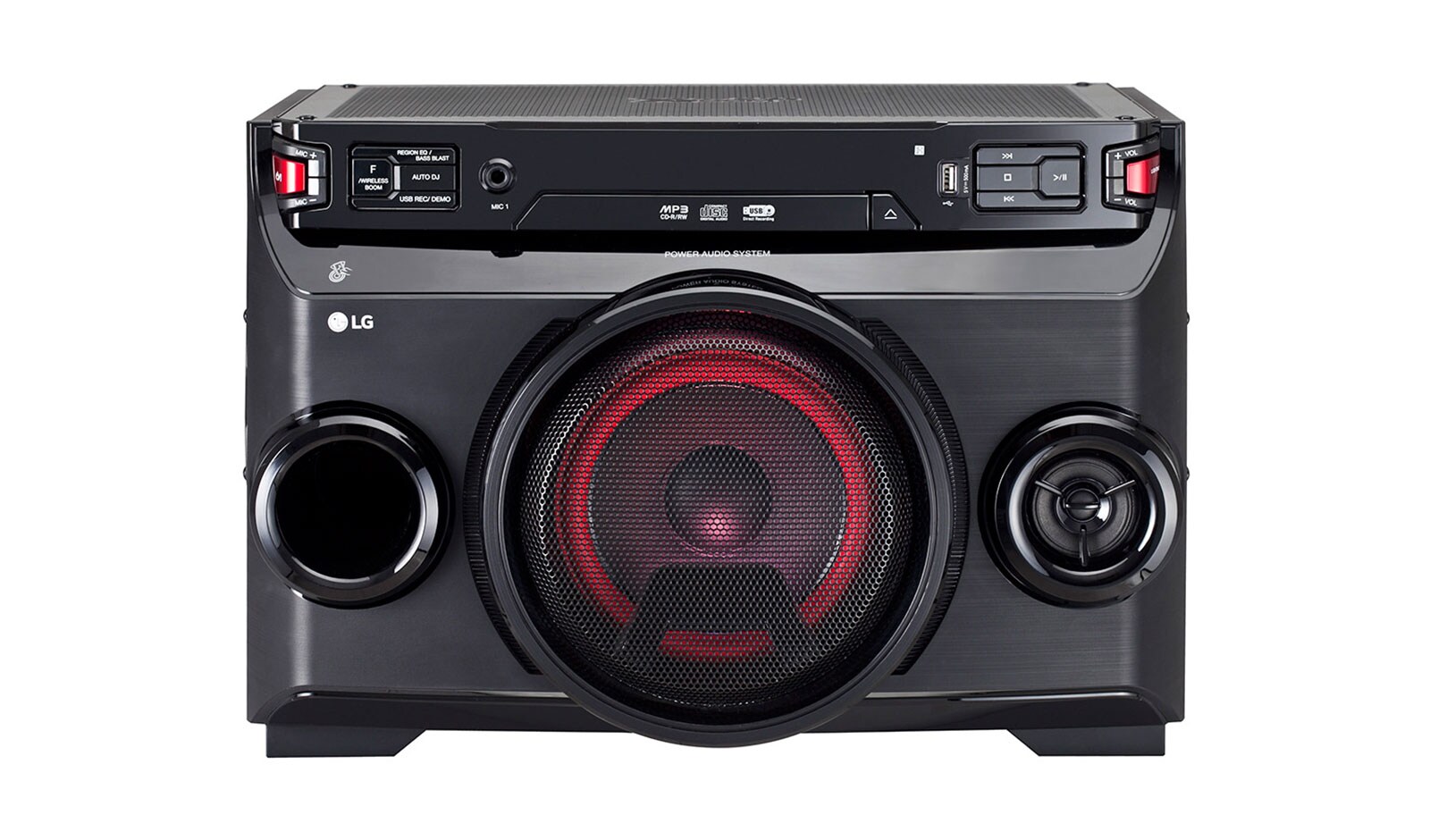 Front view of LG XBOOM Mini Audio OM4560 OM4560