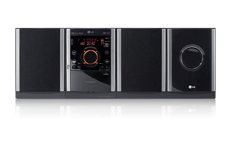 100W DVD Micro System XD123 tampak depan