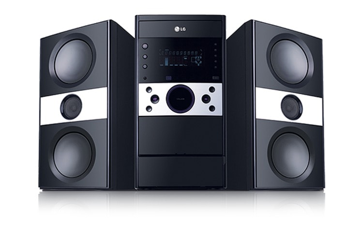 Front view of 200W DVD Micro System XD203