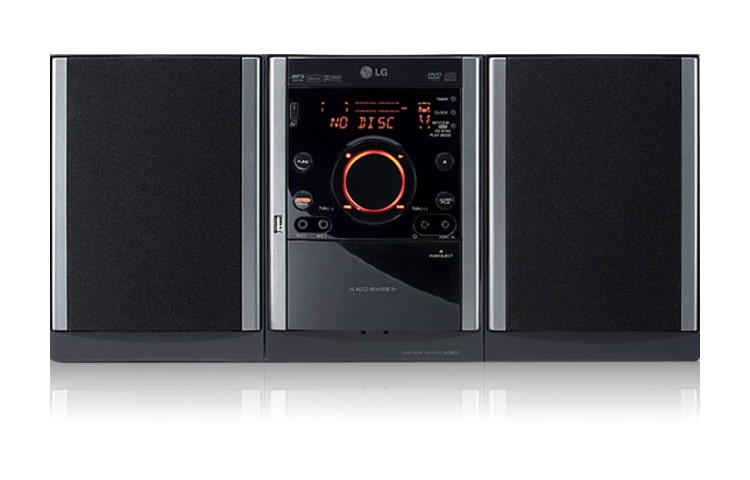 60W DVD Micro System XD63 tampak depan