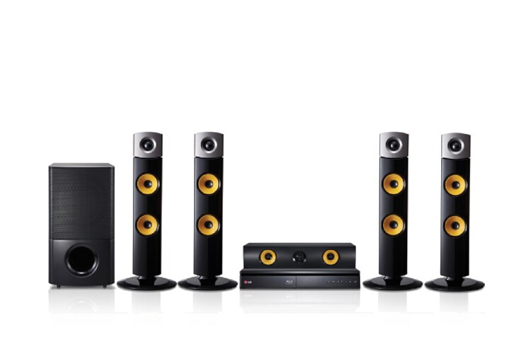 Front view of LG 3D 5.1ch Blu-ray(TM) Home theater with Smart  BH6330H