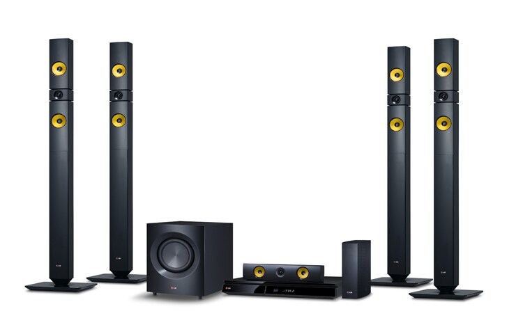Front view of LG 3D 5.1ch Blu-ray(TM) Home theater with Smart  BH7530TW