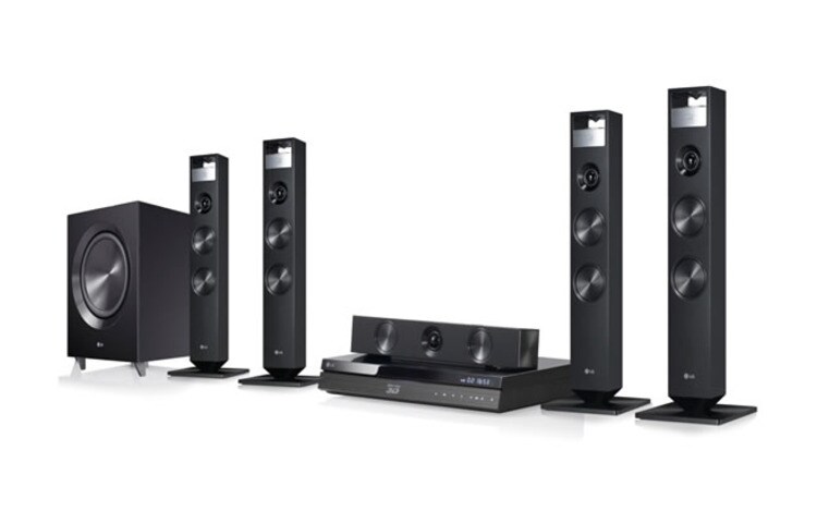 Front view of 3D Sound Zooming Blu-ray 9.1 Home Cinema System 1125 watt dengan Fitur LG Smart TV BH9320H