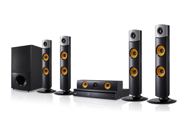 LG DVD 5.1 Home Cinema System 1000 watt dengan HDMI dan USB Direct Recording & Playback, DH6330H