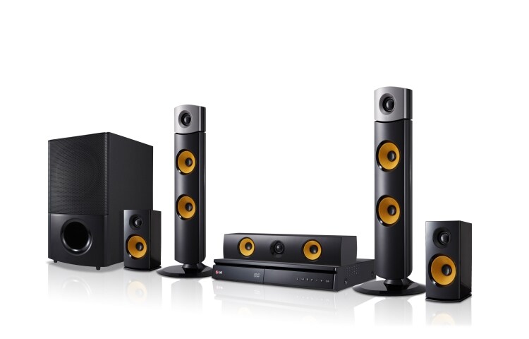 LG DVD 5.1 Home Cinema System 1000 watt dengan HDMI dan USB Direct Recording & Playback, DH6330P