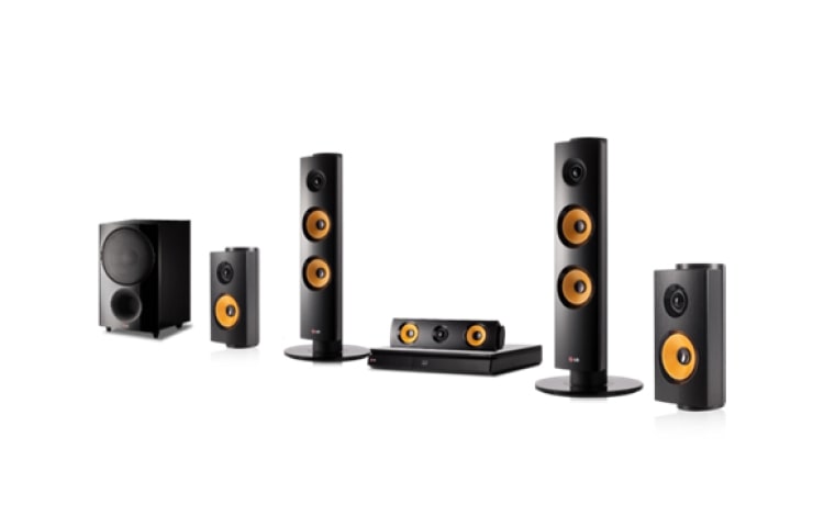 LG 1000W DVD Home Theater System DH6340P tampak depan