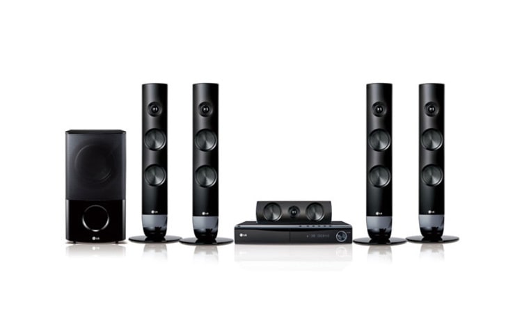 LG Bluray Home Theater with 3D Playback and Bass Blast HB806TM tampak depan