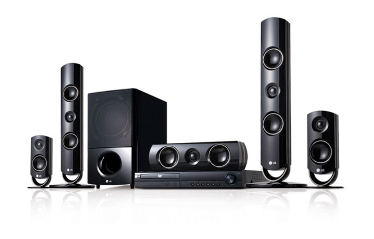 Home Theater dengan 850W/5.1ch Power Bass Sound HT805PM tampak depan