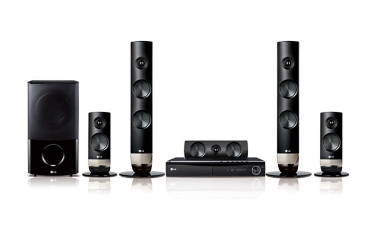 Front view of 32&#34; TV Matching and 850W 5.1ch DVD Home Theater System HT806PM