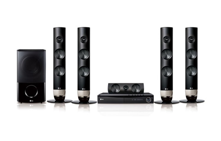 32&#34; TV Matching and 850W 5.1ch DVD Home Theater System HT806TM tampak depan