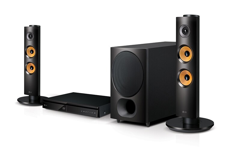 Front view of LG Home Theater LHD636H