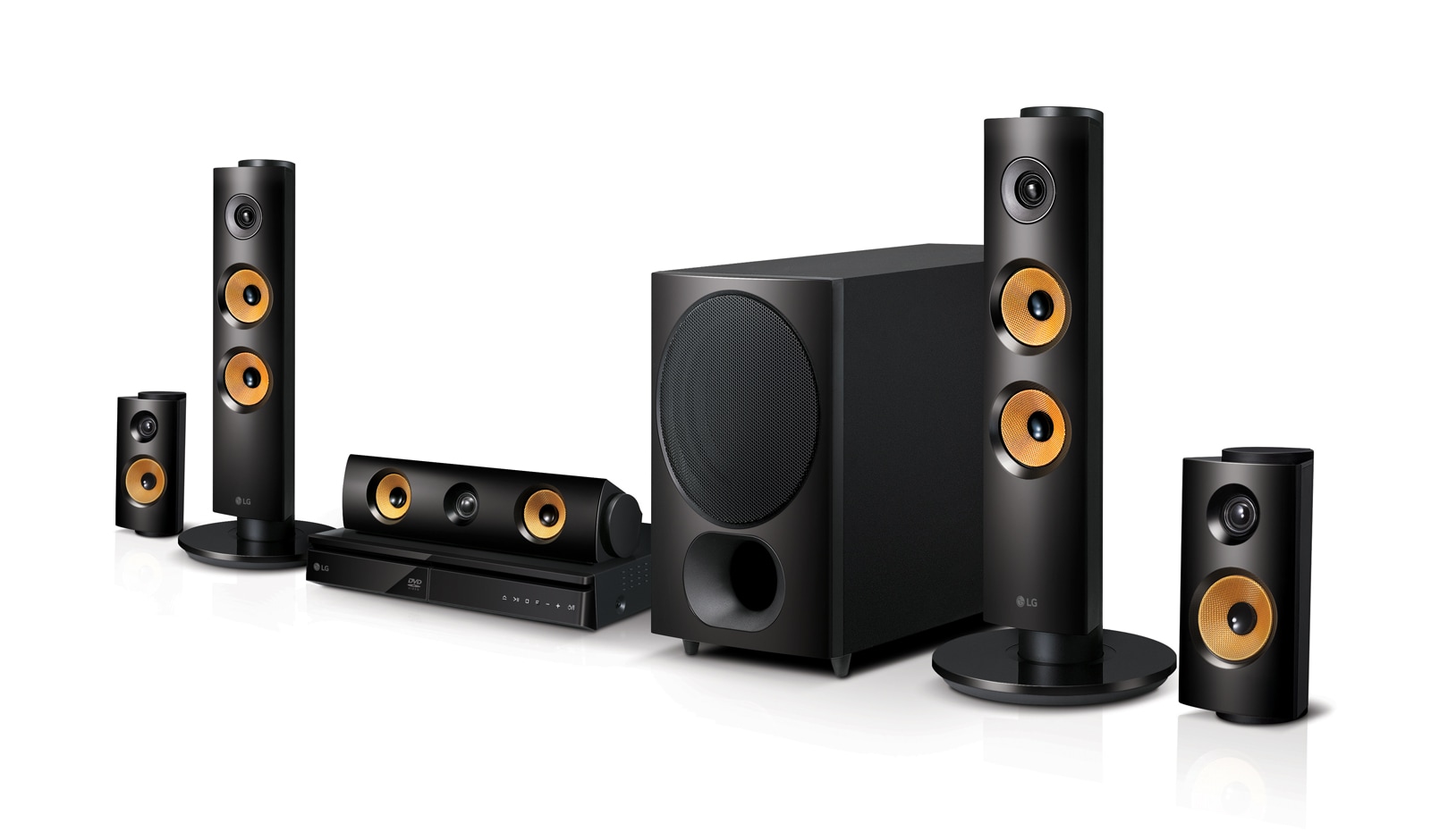 LG Home Theater LHD636P tampak depan