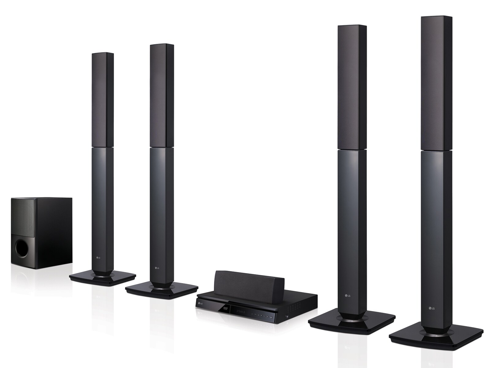 DVD Home Theater System LHD655 tampak depan