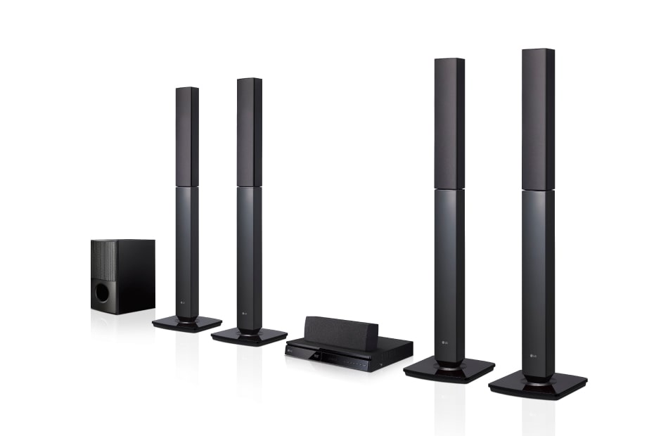 1000W 5.1Ch. DVD-HTS LHD657 tampak depan