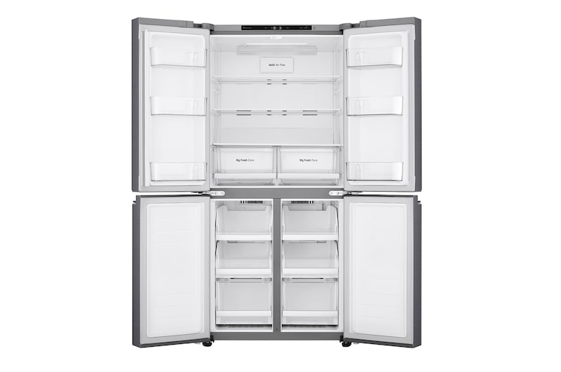 LG Kulkas Multi Door 464L Smart Inverter Compressor dengan Warna Platinum Silver, GC-B22FTLVB