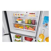 LG Kulkas Multi Door 594L gross /464L nett Ramping dengan Inverter Linear Compressor, ThinQ™ dengan WiFi, GC-B22FTQPL