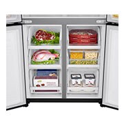 LG Kulkas Multi Door 594L gross /464L nett Ramping dengan Inverter Linear Compressor, ThinQ™ dengan WiFi, GC-B22FTQPL