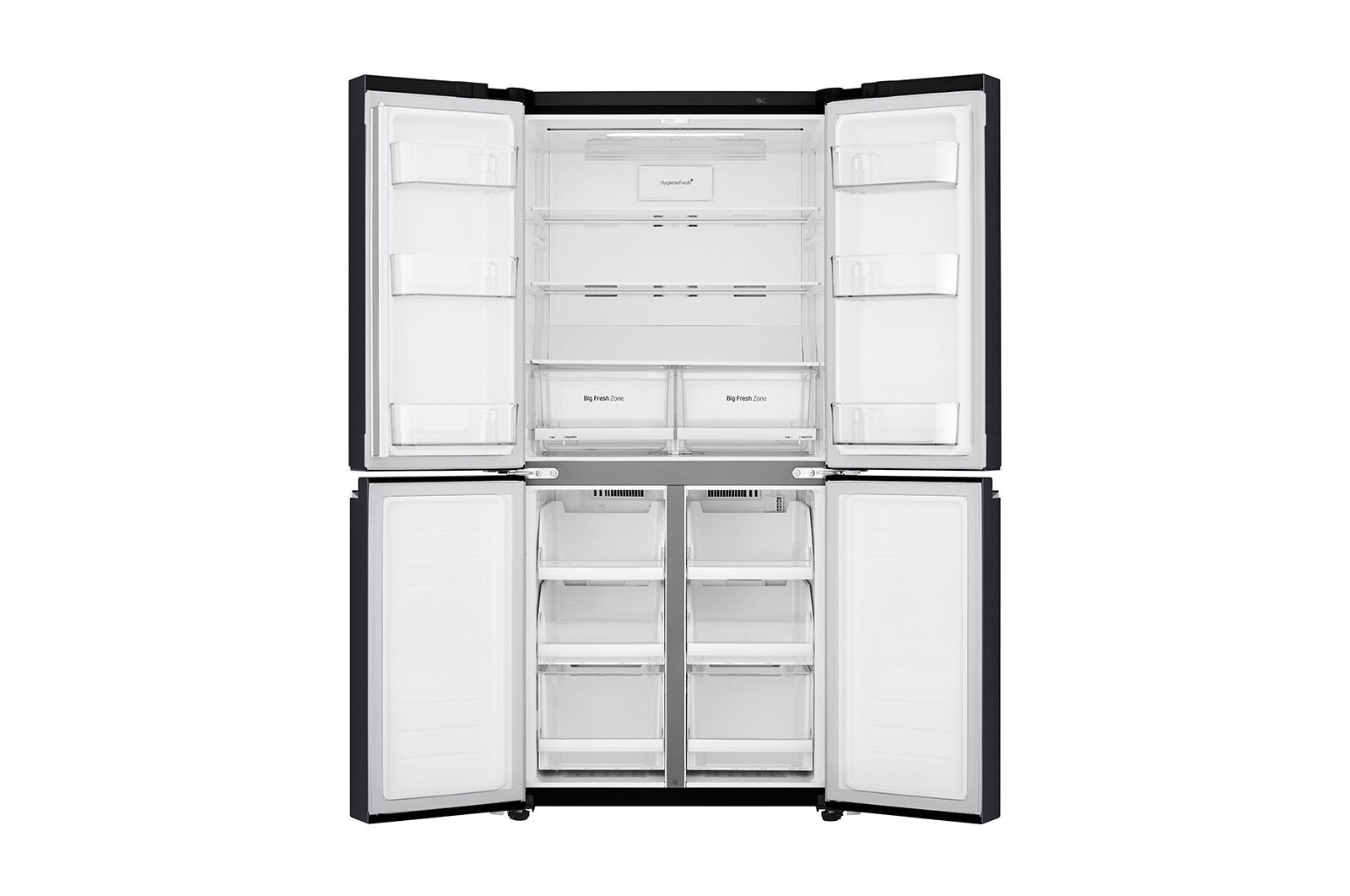 LG Kulkas Multi Door 594L gross /464L nett Ramping dengan Inverter Linear Compressor, ThinQ™ dengan WiFi, GC-B22FTQPL