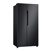 LG Kulkas Side by Side 679L gross /613L nett Inverter Linear Compressor dan Multi Air Flow - Hitam, GC-B247KQBK