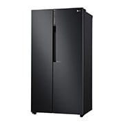 LG Kulkas Side by Side 679L gross /613L nett Inverter Linear Compressor dan Multi Air Flow - Hitam, GC-B247KQBK