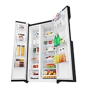 LG Kulkas Side by Side 679L gross /613L nett Inverter Linear Compressor dan Multi Air Flow - Hitam, GC-B247KQBK