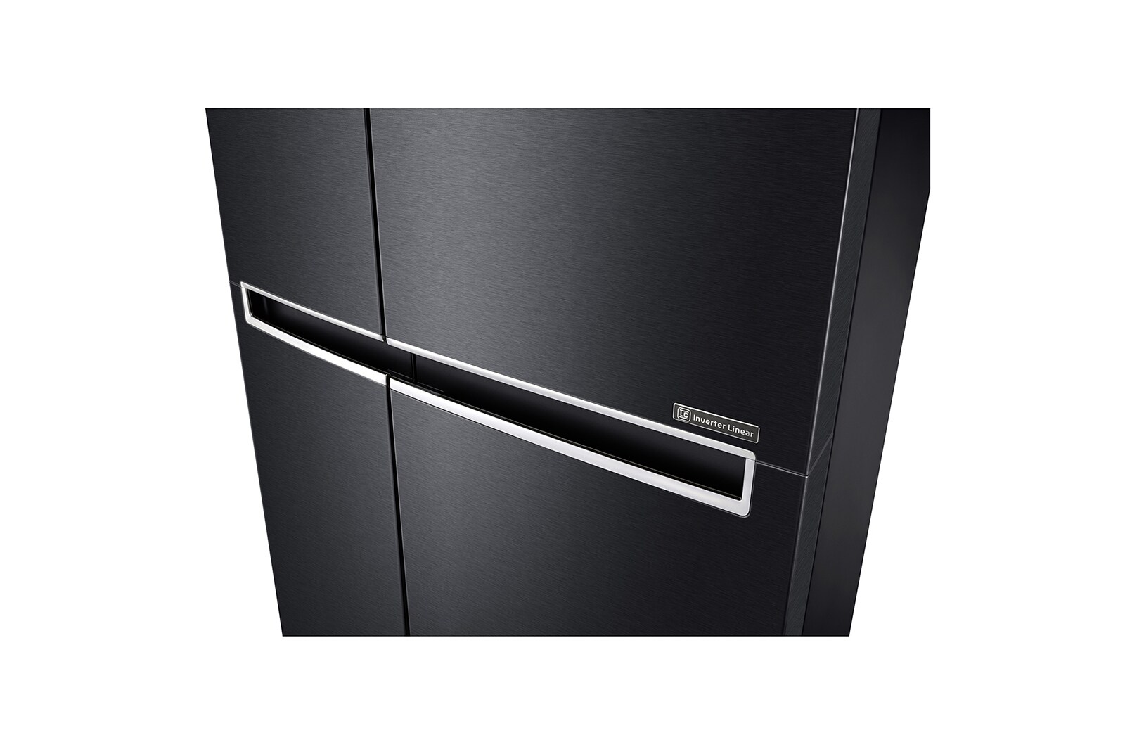 LG Kulkas Side by Side 687L gross / 626L nett Inverter Linear Compressor dan ThinQ™ dengan WiFi - Hitam Matte, GC-B247SQUV
