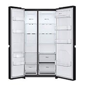 LG Kulkas Side by Side Terbaru Net 643L / Gross 688L dengan Pintu UltraSleek dan Smart Inverter Compressor, GC-B257JQBK