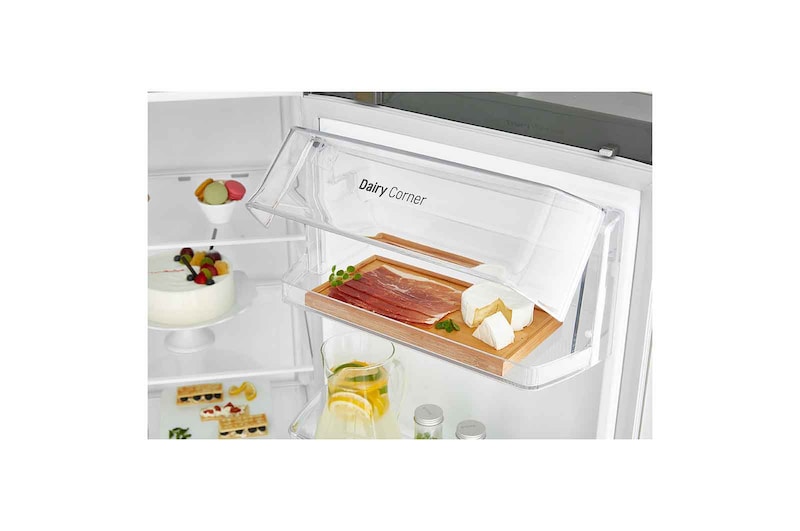 LG Kulkas Side by Side Terbaru Net 643L / Gross 688L dengan Pintu UltraSleek dan Smart Inverter Compressor, GC-B257JQYL