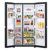 LG Kulkas Side by Side Terbaru Net 655L dengan Pintu UltraSleek dan Smart Inverter Compressor, GC-B257SGVL
