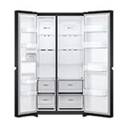 LG Kulkas Side by Side Terbaru Net 647L / Gross 694L dengan Pintu UltraSleek dan Smart Inverter Compressor, GC-B257SQVL