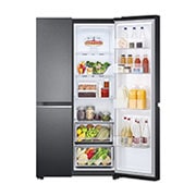 LG Kulkas Side by Side Terbaru Net 647L / Gross 694L dengan Pintu UltraSleek dan Smart Inverter Compressor, GC-B257SQVL
