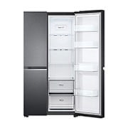 LG Kulkas Side by Side Terbaru Net 647L / Gross 694L dengan Pintu UltraSleek dan Smart Inverter Compressor, GC-B257SQVL