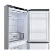 LG Kulkas Bottom Freezer 305L dengan Door Cooling dan Smart Inverter Compressor - Silver, GC-B369NLRM