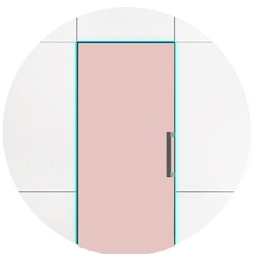 It shows the product is perfectly inserted into the kitchen wall and shows built-in look.