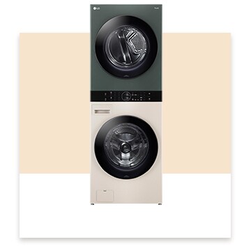 It shows a LG WashTower Objet Collection.