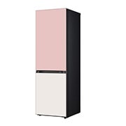 LG Kulkas LG Bottom Freezer Objet Collection, 344L dengan Warna Clay Pink dan Clay Beige, GC-B459QGPB