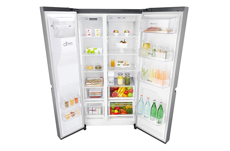 LG Kulkas Side by Side - In-door Ice Maker, GC-L247SLLV