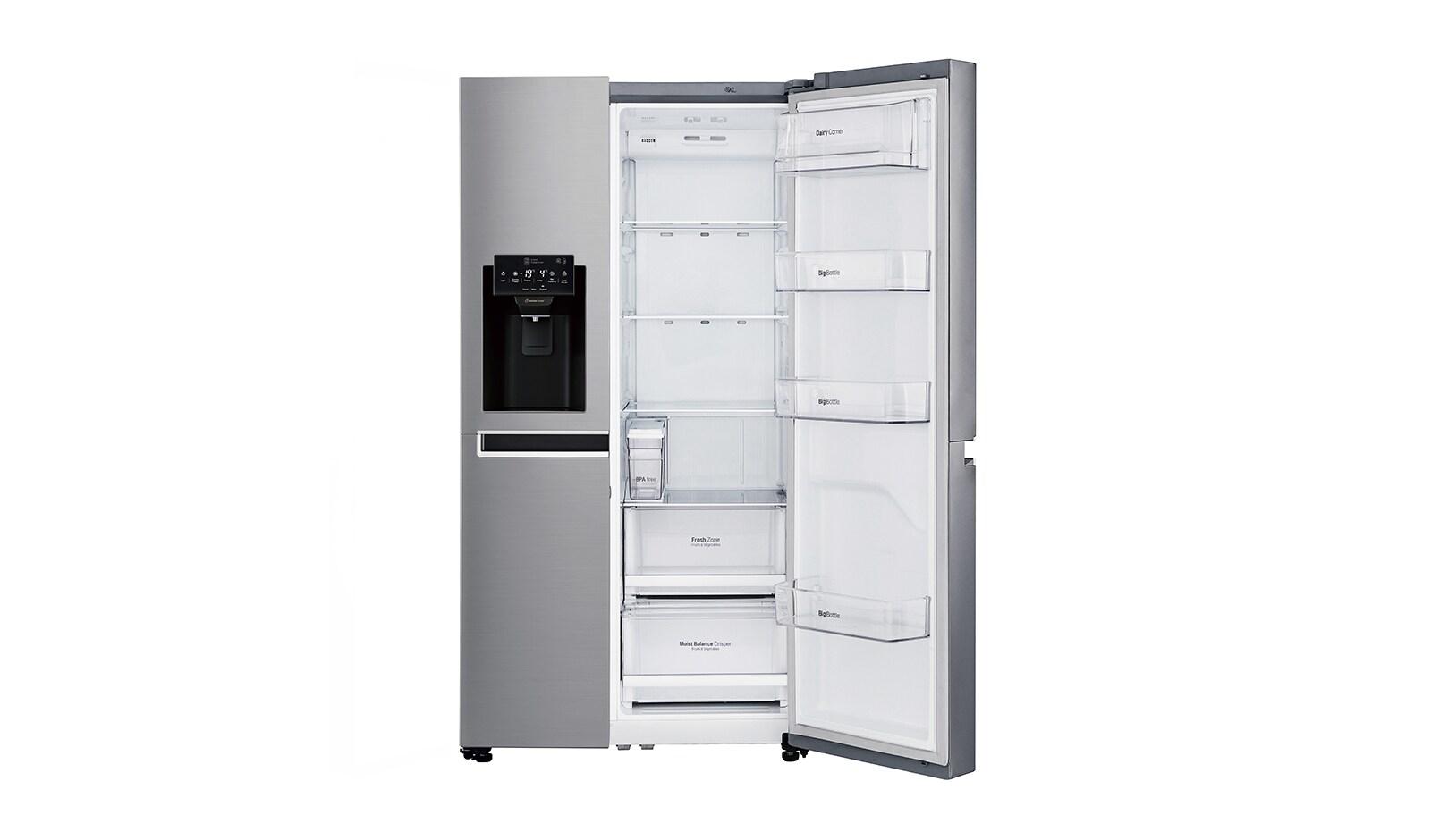 LG Kulkas Side by Side - In-door Ice Maker, GC-L247SLLV