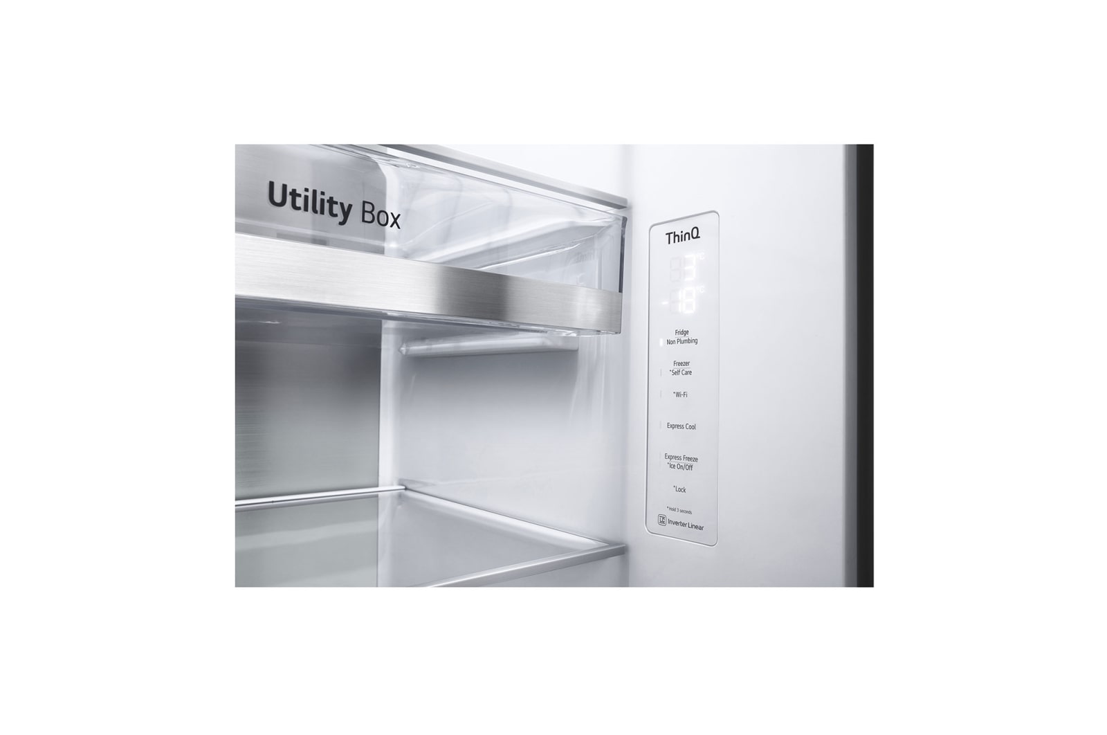 LG 674L / 617L Kulkas Side by Side, GC-L257CQEL