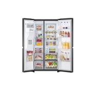 LG 674L / 617L Kulkas Side by Side, GC-L257CQEL
